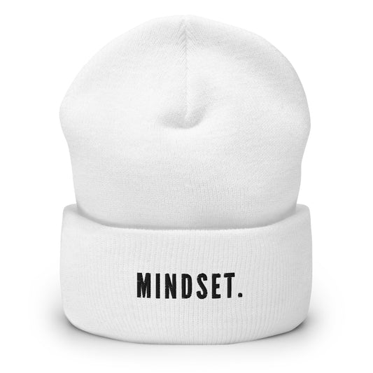 Mindset- White Winter Beanie