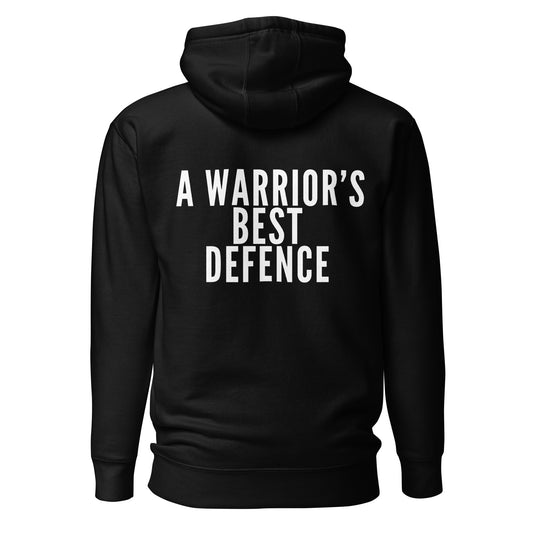 A Warrior's Best Defence- Black Pullover Hoodie