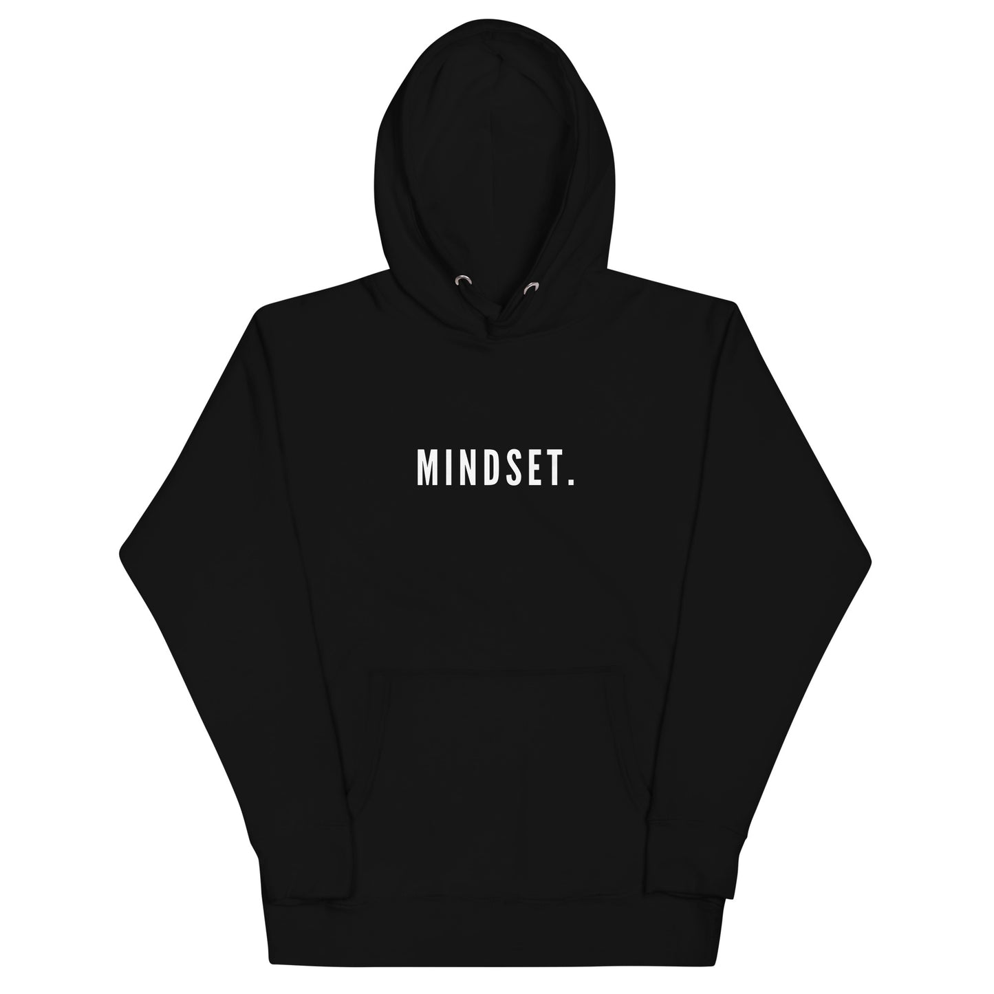 MINDSET.- Black Pullover Hoodie