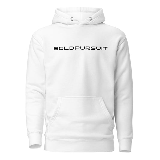 BOLDPURSUIT- White Pullover Hoodie