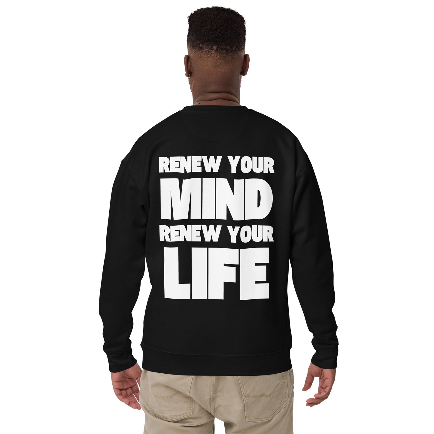 RENEW YOUR MIND- Fleece Crewneck Sweater
