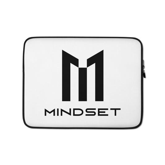 Mindset- White Laptop Sleeve Case