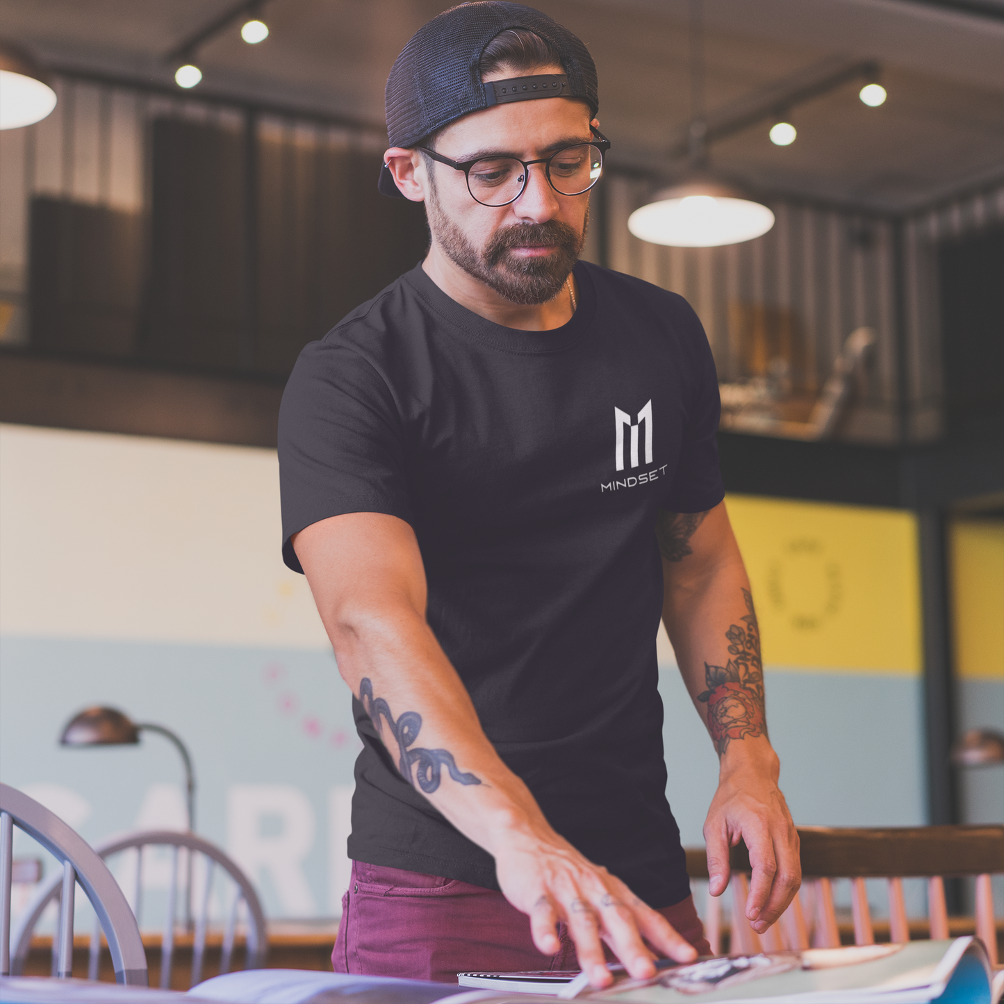 Classic Mindset Tee- Black